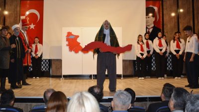 ANTALYA'nın Korkuteli ilçesinde İstiklal Marşı'nın kabulünün 104'üncü yılı törenle kutlandı.