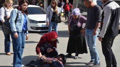  Serik ilçesinde motosikletli 2 kuryenin karıştığı kazada 1 kişi yaralandı.