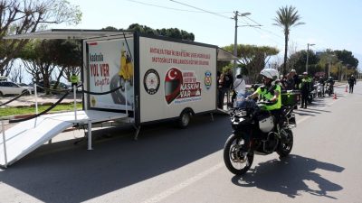 Antalya Emniyet Müdürlüğü Trafik Denetleme Şube Müdürlüğü ekipleri tarafından özel