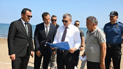 Antalya Valisi Hulusi Şahin, Finike ilçesine gerçekleştirdiği ziyaret kapsamında yapımı