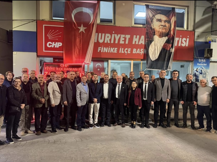 CHP Finike İlçe Başkanı Abdullah Şengül, görevinin henüz 6. ayında